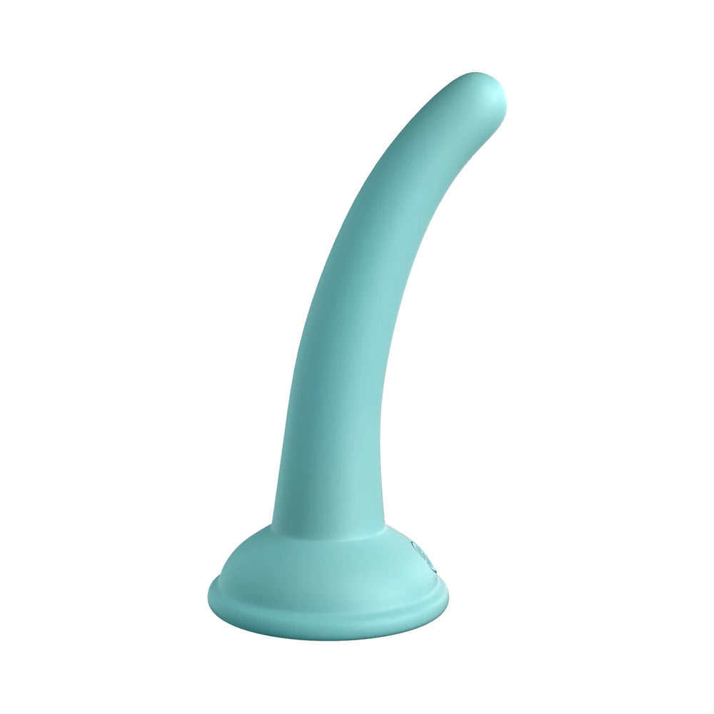 Dillio Platinum 5" Curious Five Silicone Dildo - Teal