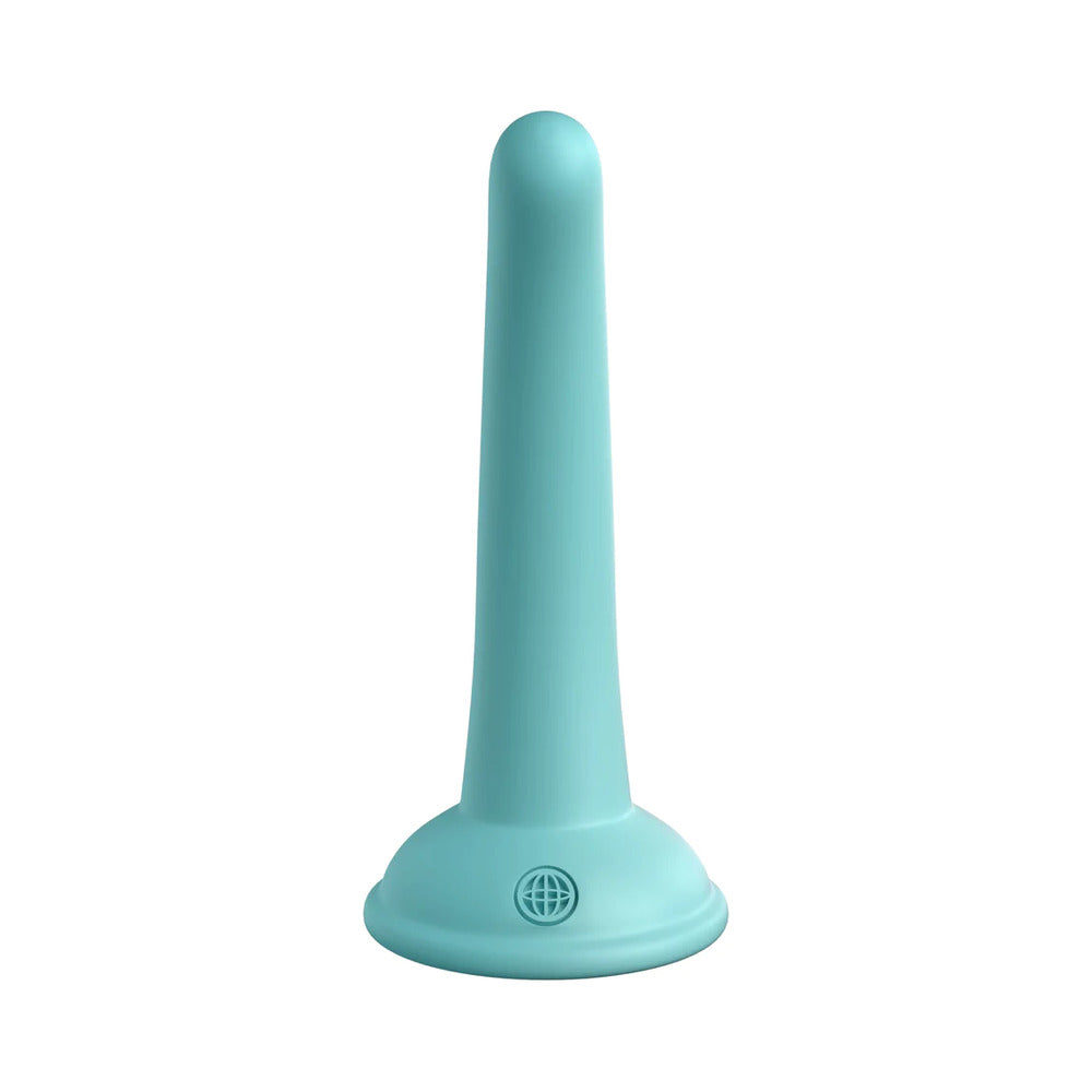 Dillio Platinum 5" Curious Five Silicone Dildo - Teal