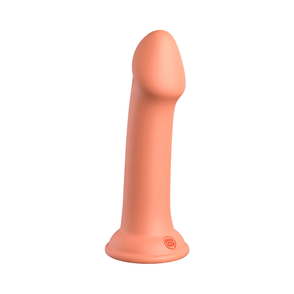 Dillio Platinum 6" Big Hero Silicone Dildo - Peach
