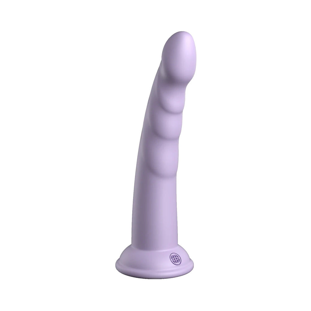 Dillio Platinum 7" Slim Seven Silicone Dildo - Purple