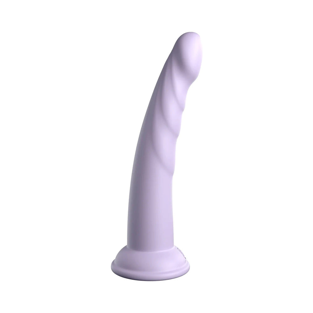 Dillio Platinum 7" Slim Seven Silicone Dildo - Purple