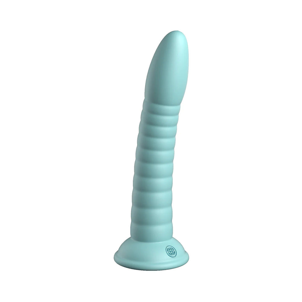 Dillio Platinum 7" Wild Thing Silicone Dildo - Teal