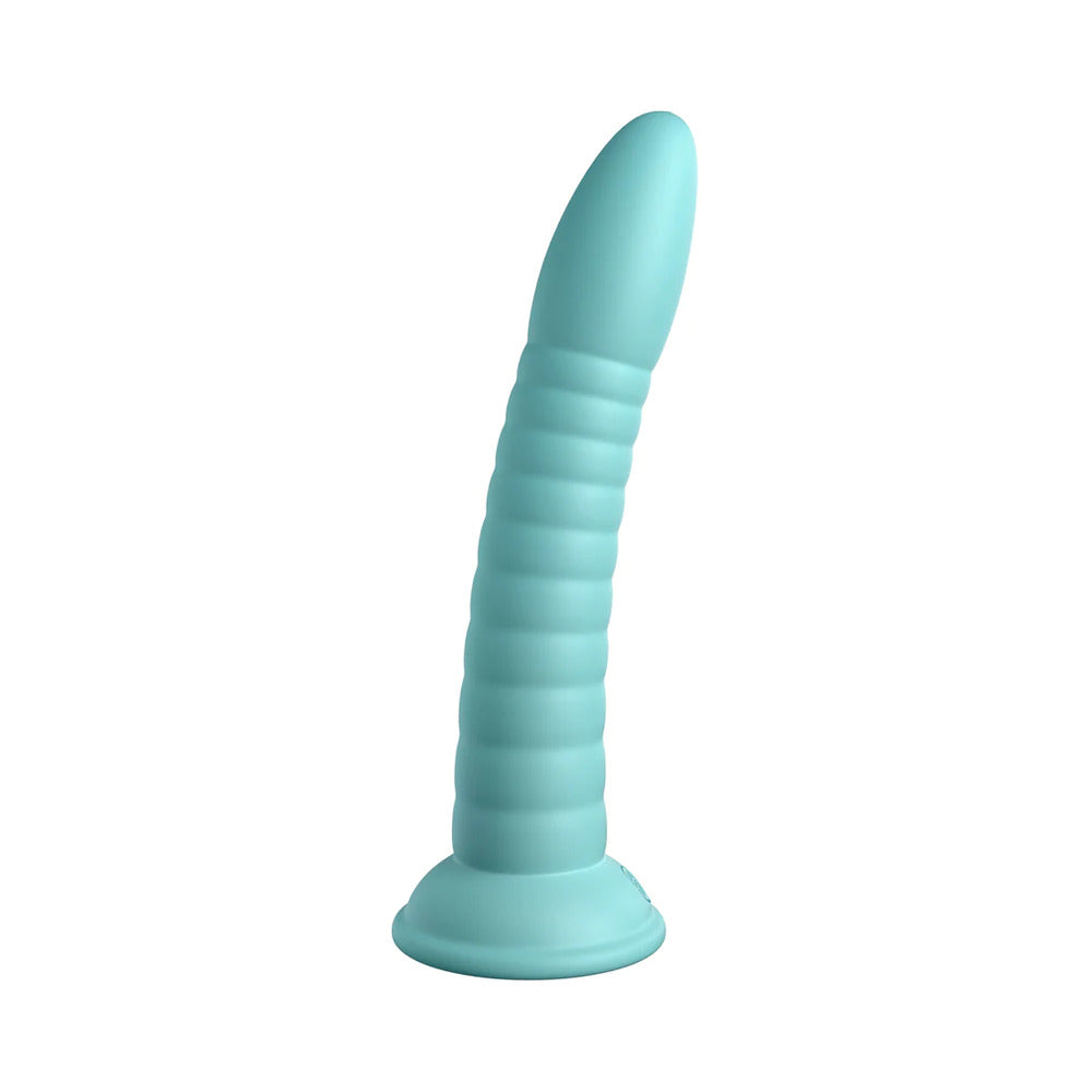 Dillio Platinum 7" Wild Thing Silicone Dildo - Teal