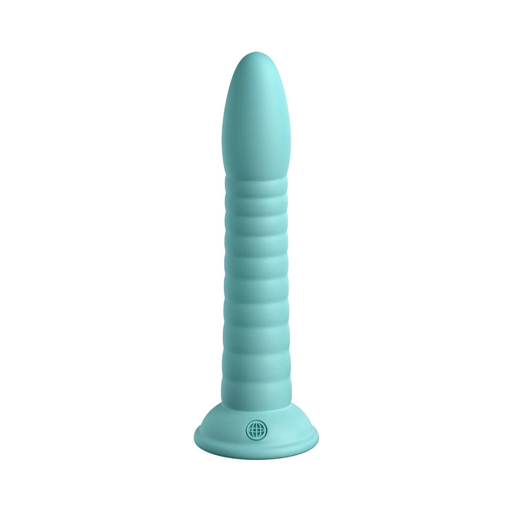 Dillio Platinum 7" Wild Thing Silicone Dildo - Teal