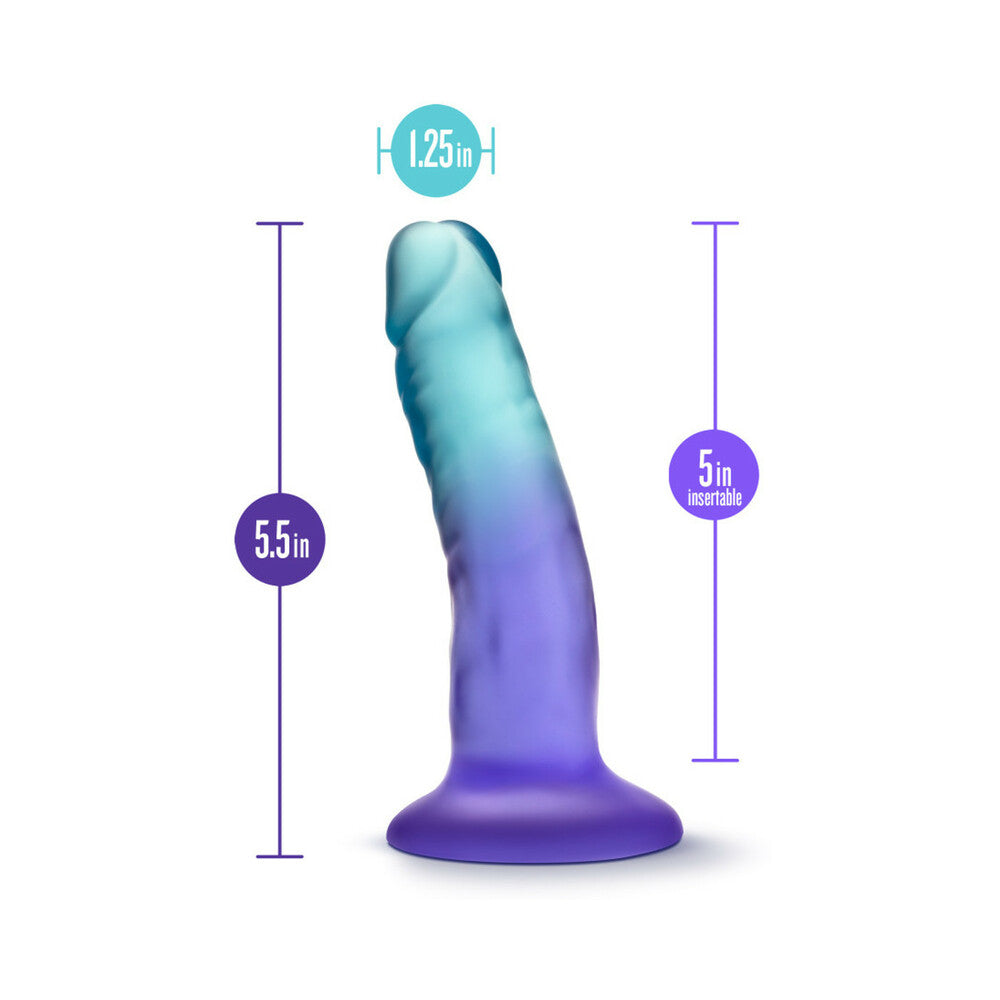 Blush B Yours 5" Morning Dew Dildo - Sapphire