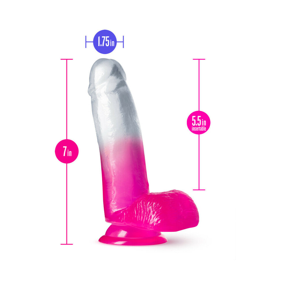 B Yours Sugar Magnolia Dildo-Fuchsia 7"