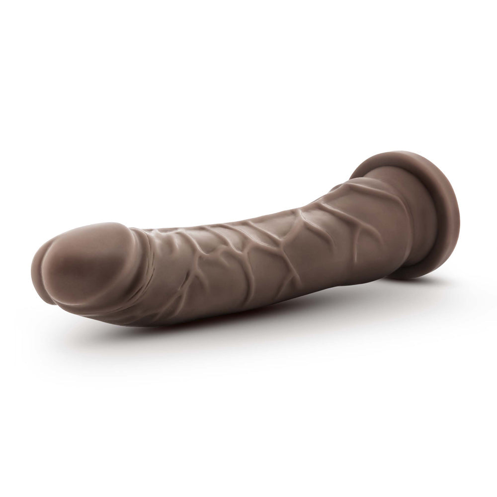 Blush Dr. Skin Plus 9" Posable Dildo - Chocolate