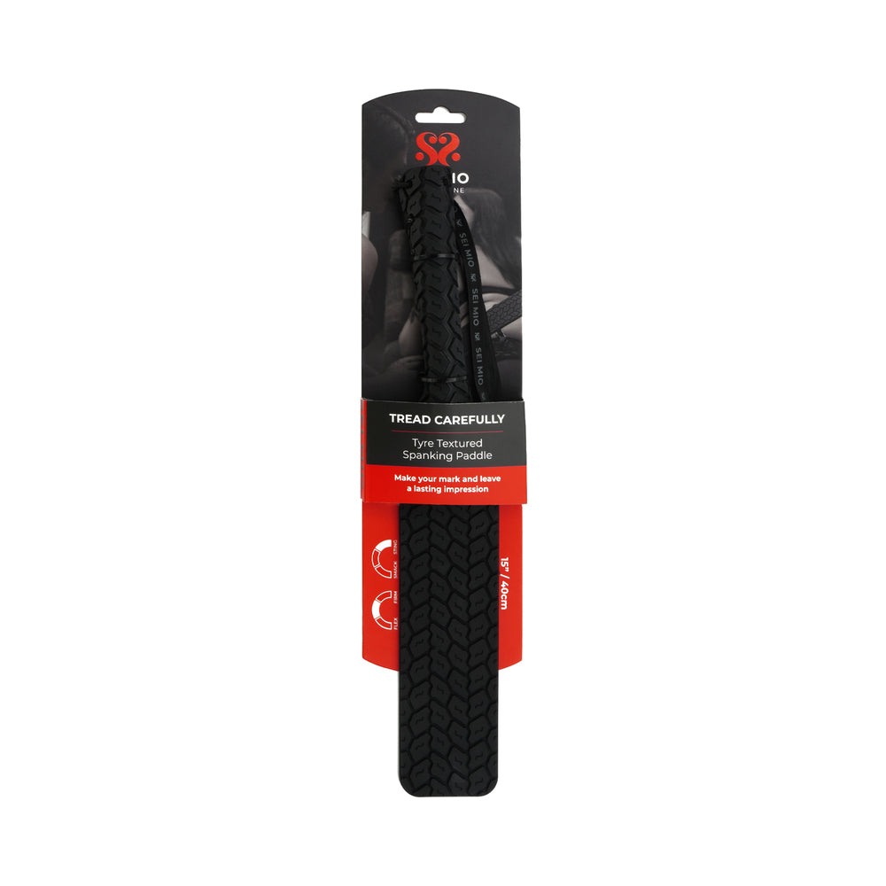 SEI MIO Tread Carefully Tyre Textured Spanking Paddle
