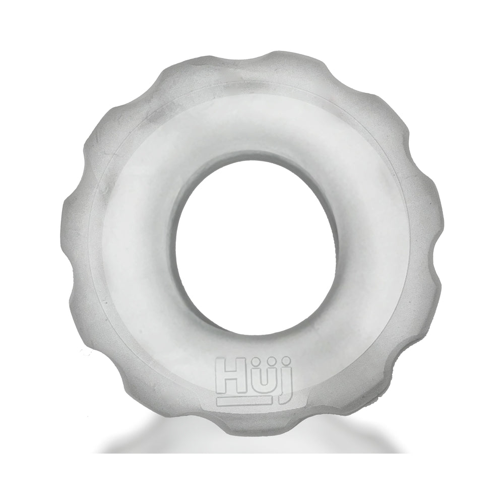 Hunky Junk Super Huj 3 Pack Cockrings - Clear Ice