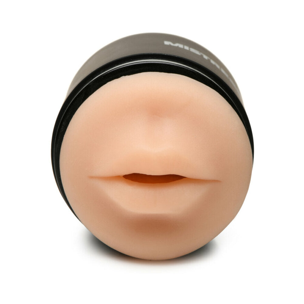 Curve Toys Mistress Double Shot Mini Masturbator Mouth & Pussy - Light