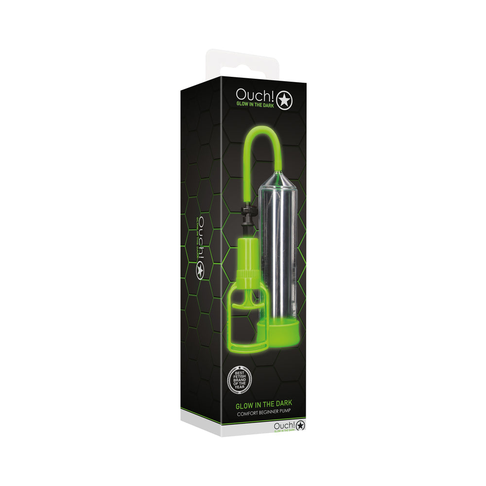 Shots Ouch Comfort Beginner Pump - Glow in the Dark
