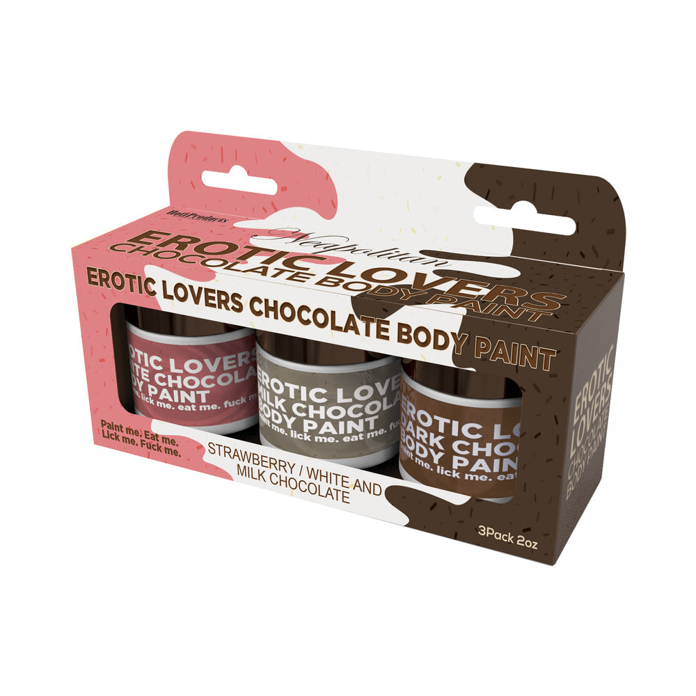 Erotic Chocolate Body Paints - Asst. Flavors