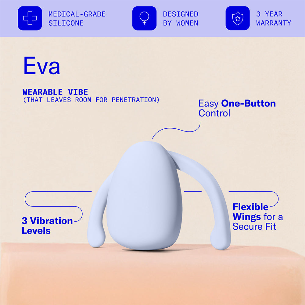 Dame Eva Hands Free Vibrator - Ice