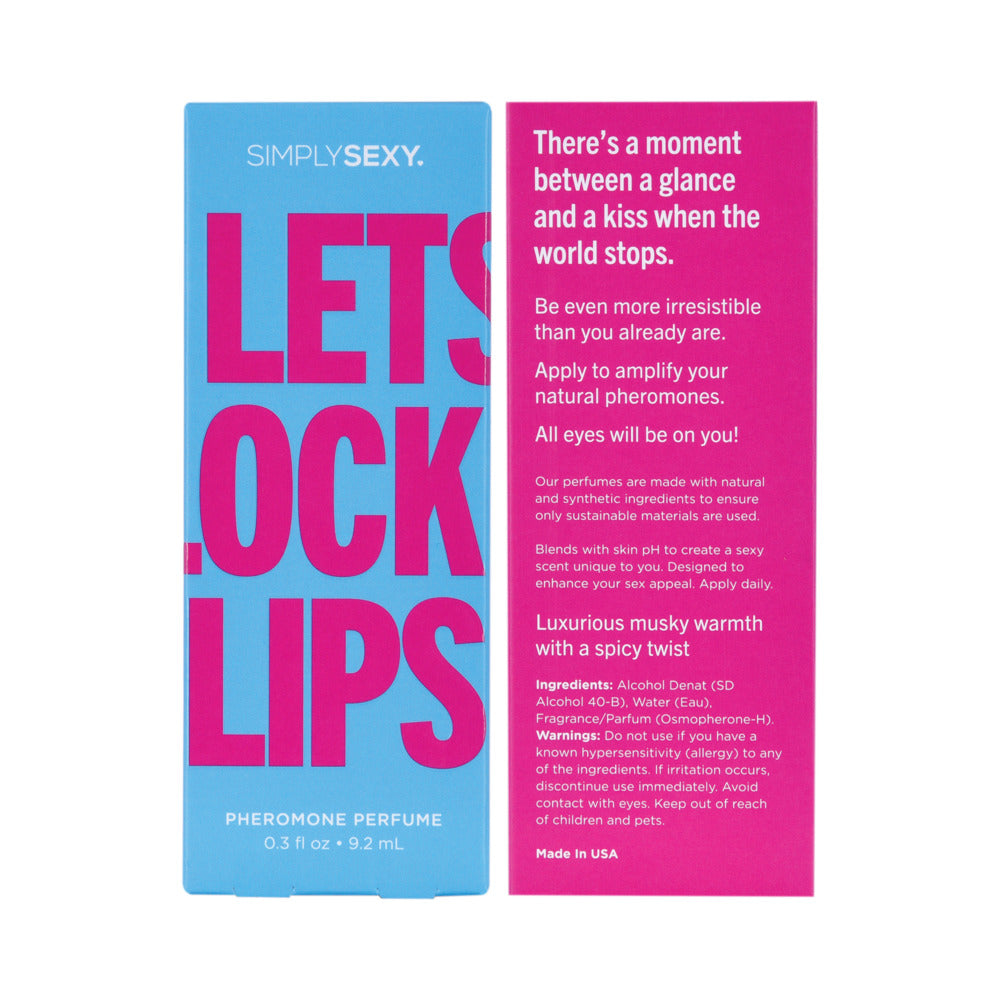 Simply Sexy Affirmations Pheromone Perfume-Let's Lock Lips 0.3oz