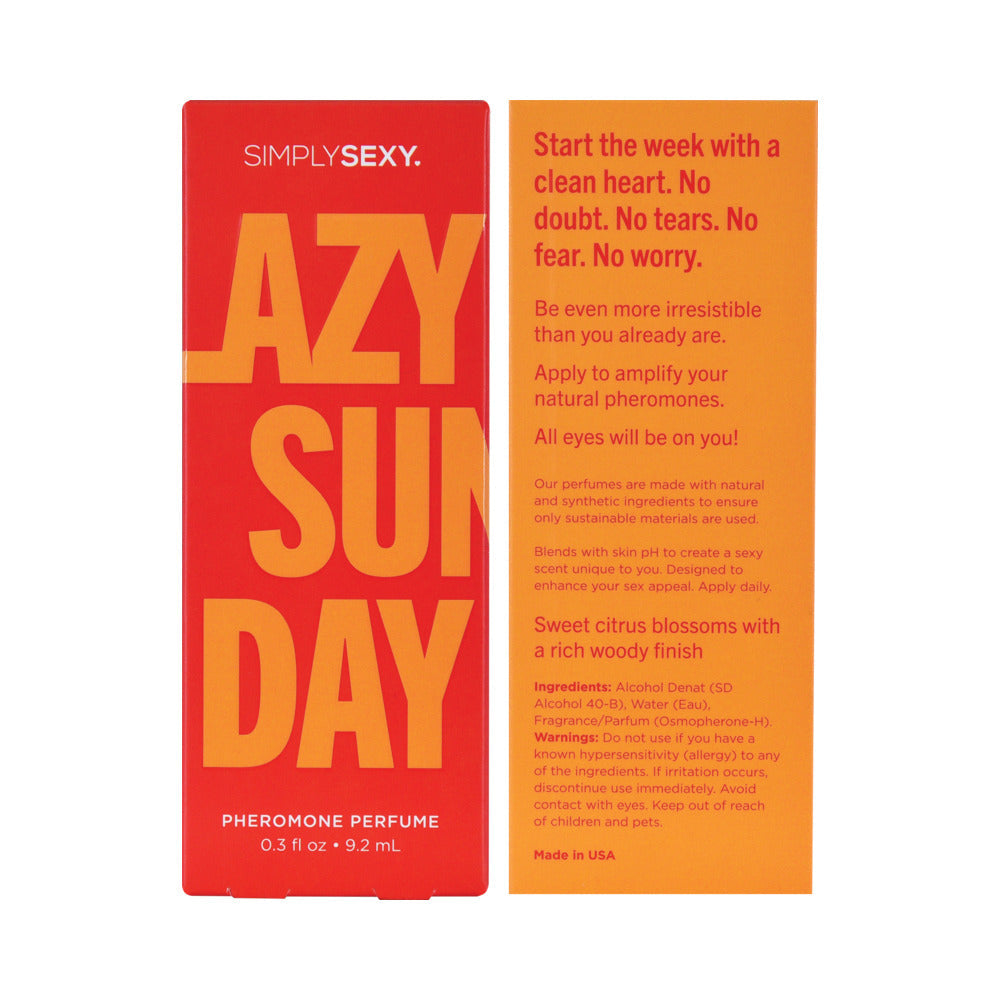 Simply Sexy Affirmations Pheromone Perfume-Lazy Sunday 0.3oz