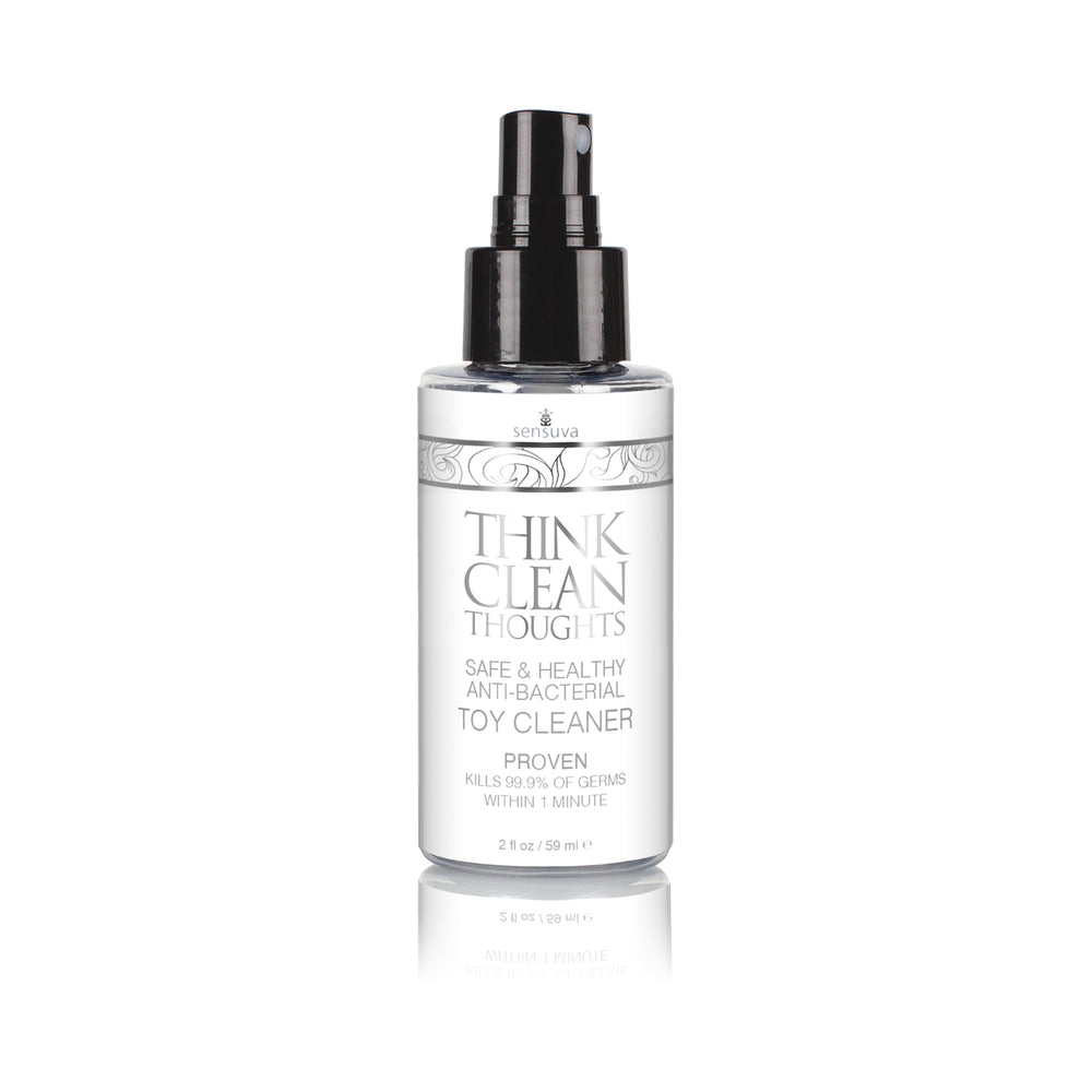 Sensuva Think Clean Thoughts Anti Bacterial Toy Cleaner - 2 oz Bottle