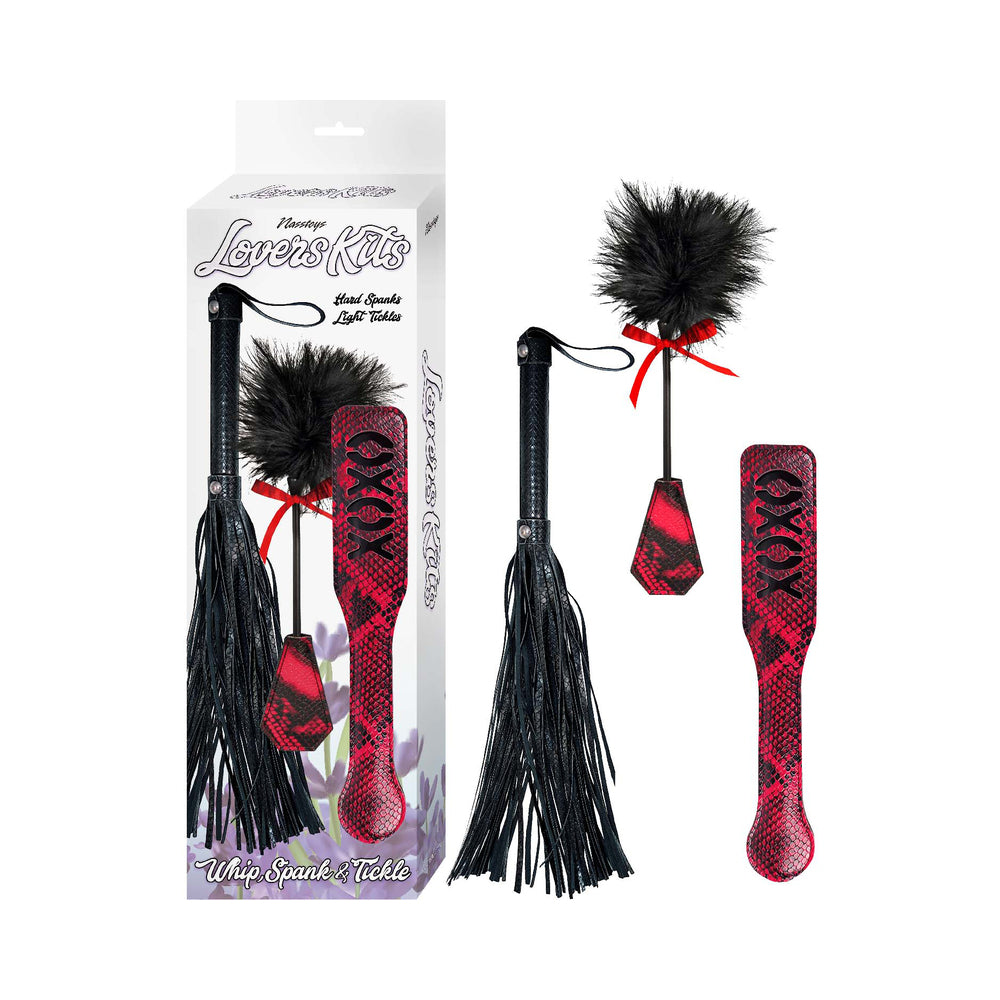 Lovers Kits Whip, Tickle & Paddle