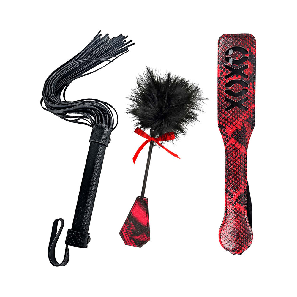 Lovers Kits Whip, Tickle & Paddle