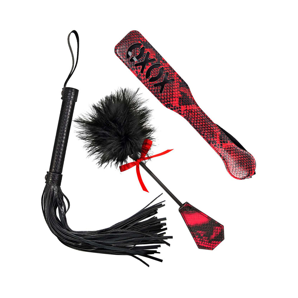 Lovers Kits Whip, Tickle & Paddle