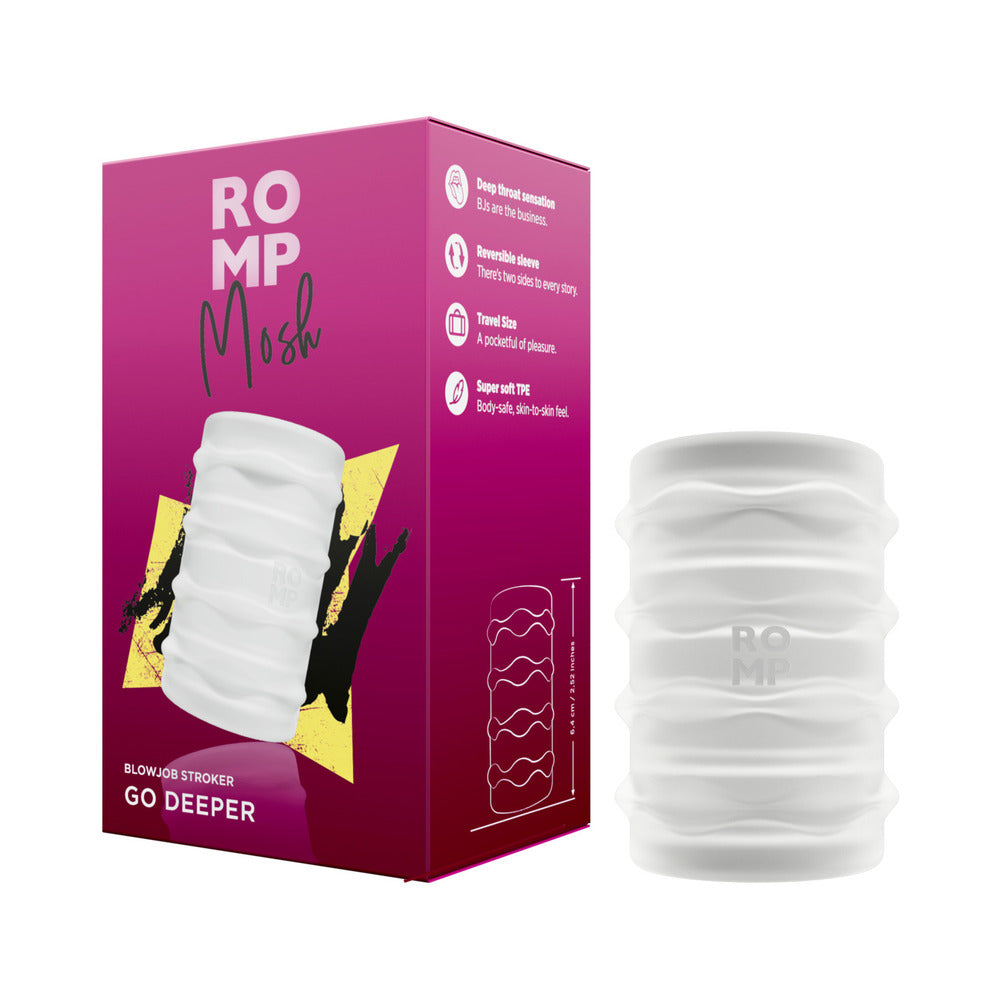 ROMP Mosh BJ Stroker - Clear
