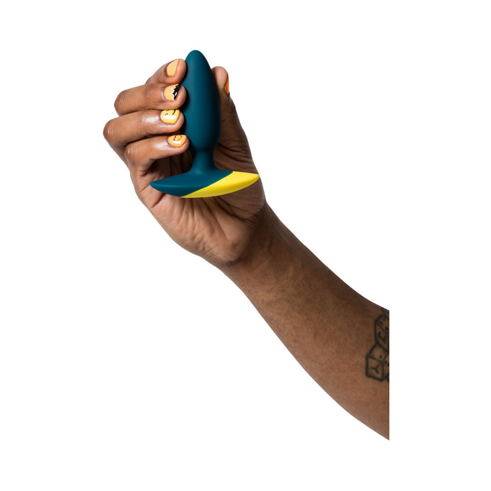ROMP Bass Vibrating Anal Plug - Teal