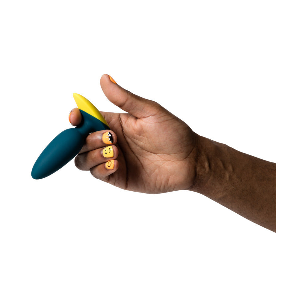 ROMP Bass Vibrating Anal Plug - Teal