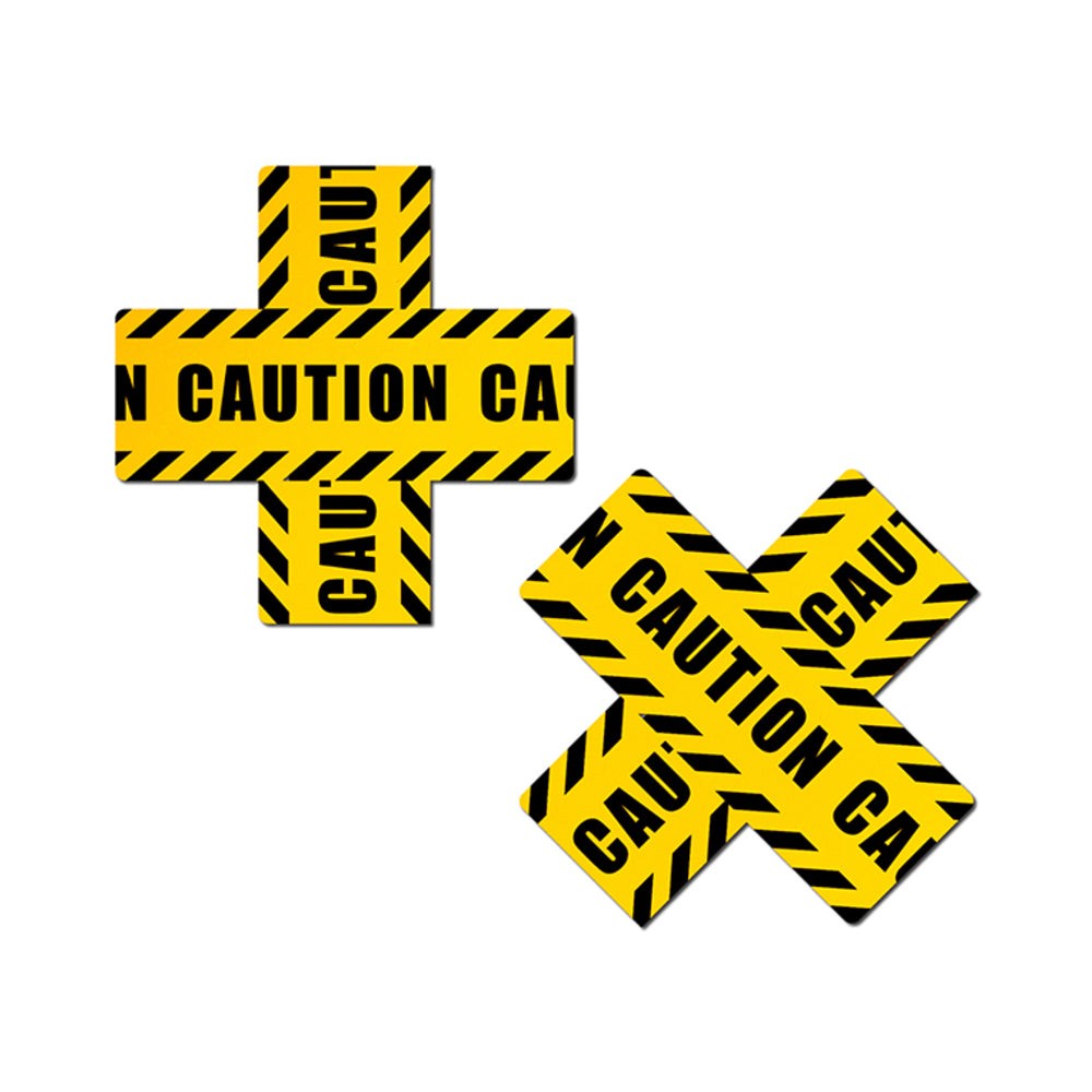 Pastease Caution Cross - Black/Yellow O/S