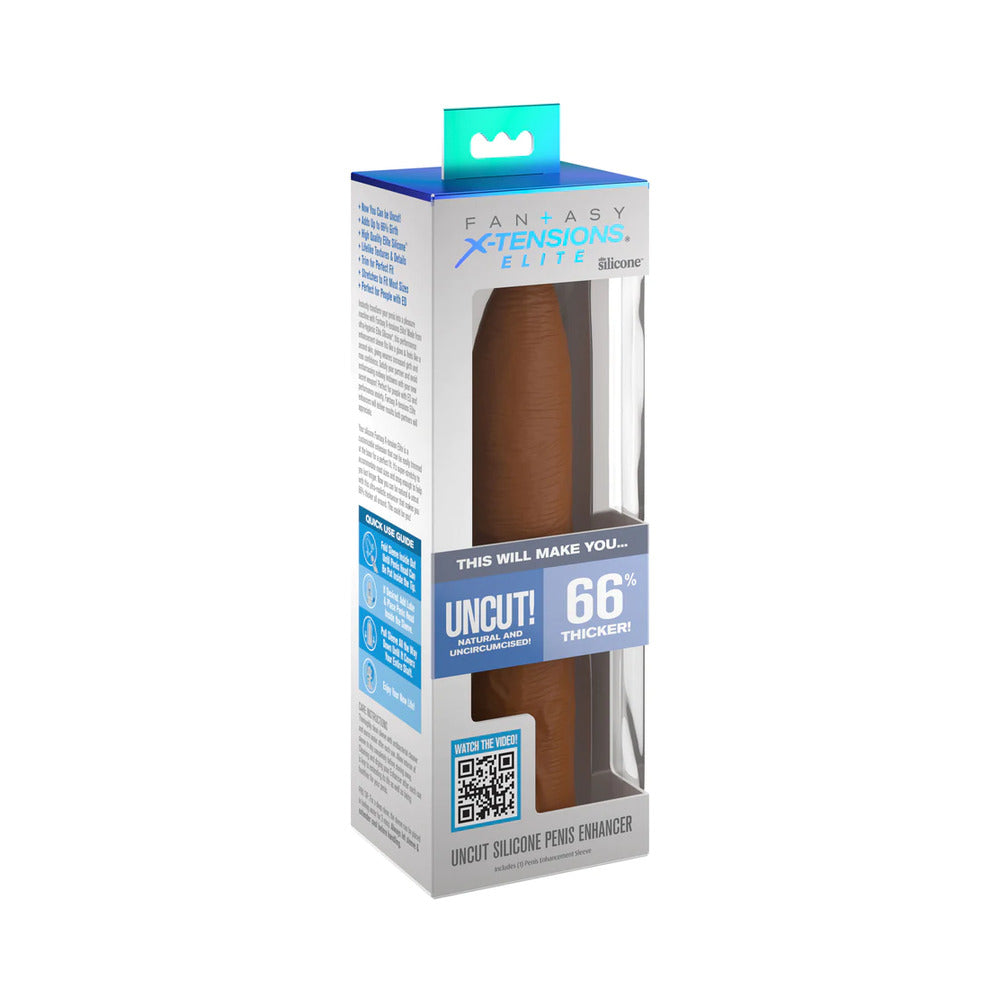 Fantasy X-tensions Elite Uncut 7" Extension Sleeve - Tan