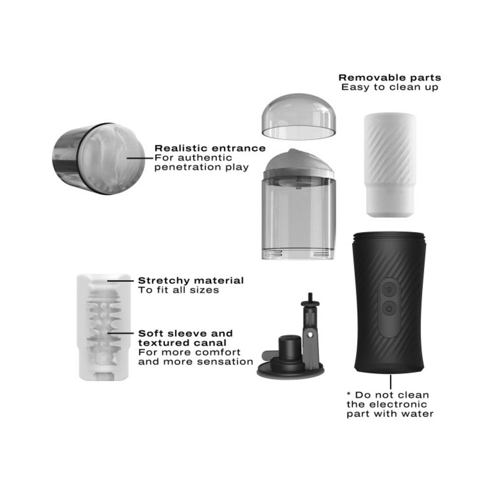 Dorcel Thrust Blow Automatic Masturbator - Black