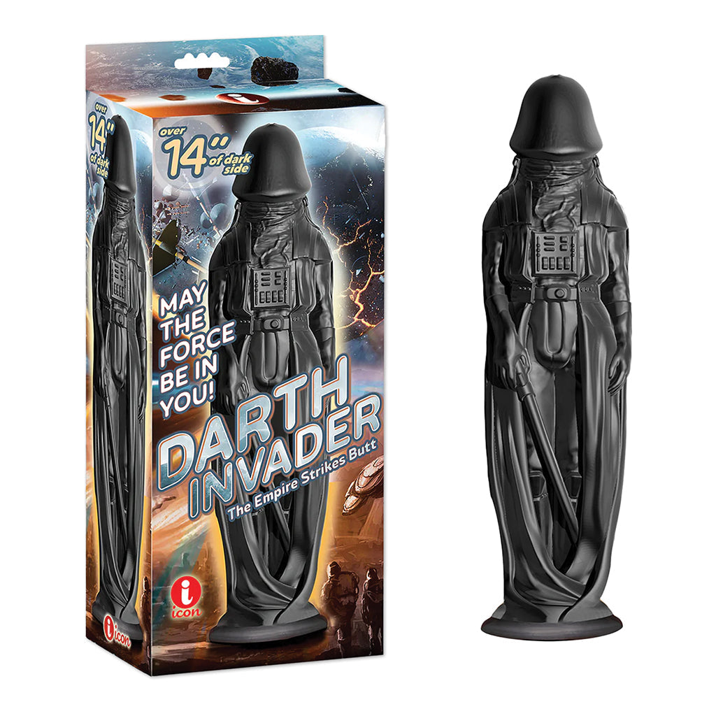 Icon Brands Darth Invader 15" Dildo - Black