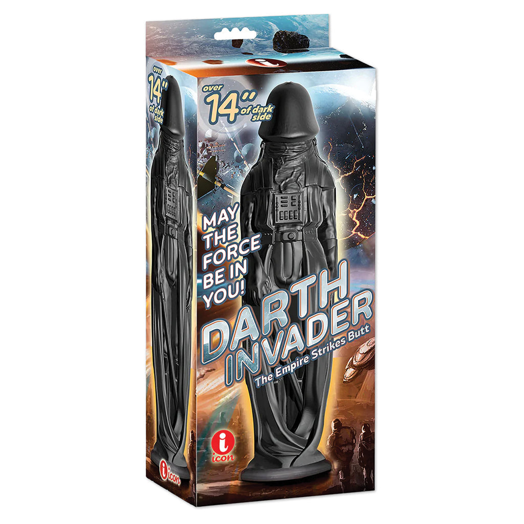 Icon Brands Darth Invader 15" Dildo - Black
