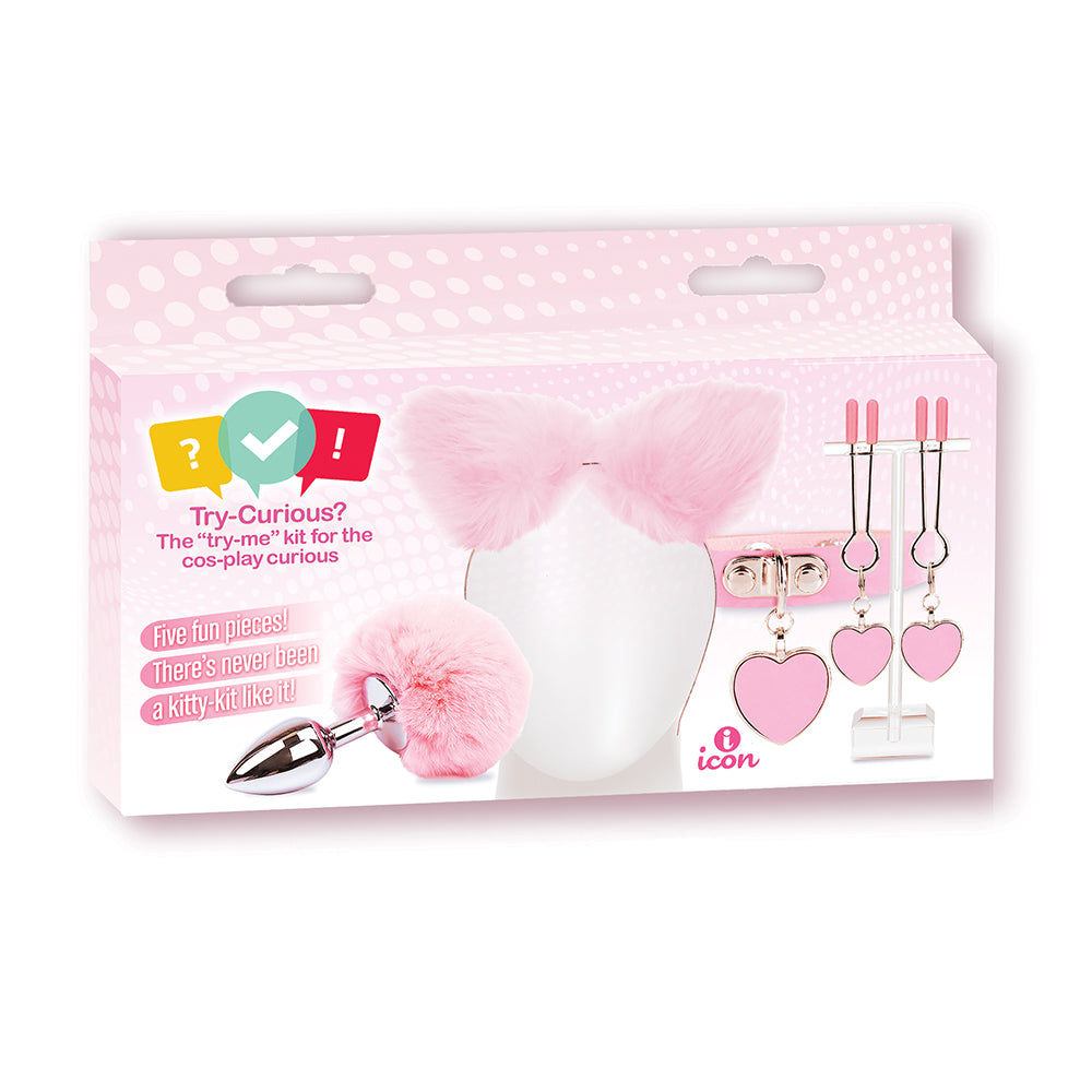 Try-Curious Kitty Set - Pink