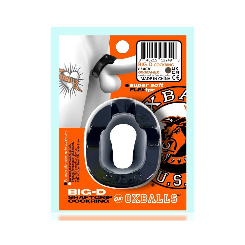 Oxballs Big D Cockring - Black