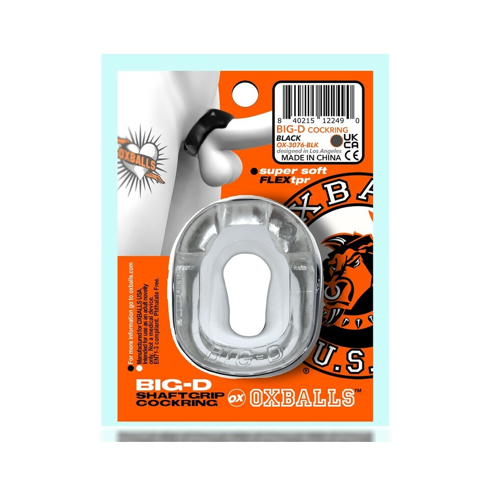 Oxballs Big D Cockring - Clear
