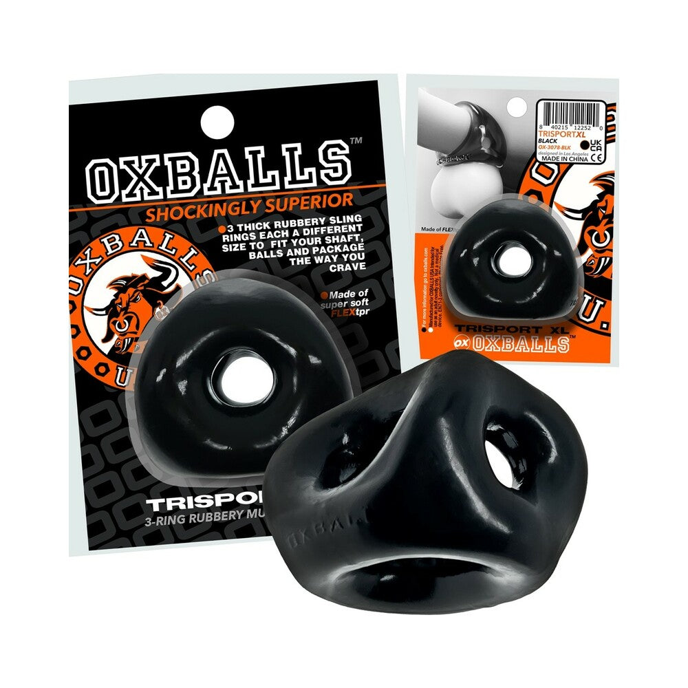Oxballs Tri Sport XL 3 Ring Sling - Black