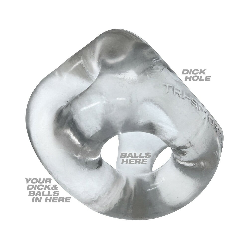 Oxballs Tri Sport XL 3 Ring Sling - Clear