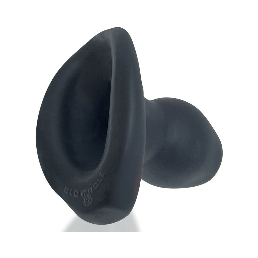 Oxballs Morphhole 2 Gaper Plug Large - Black Ice