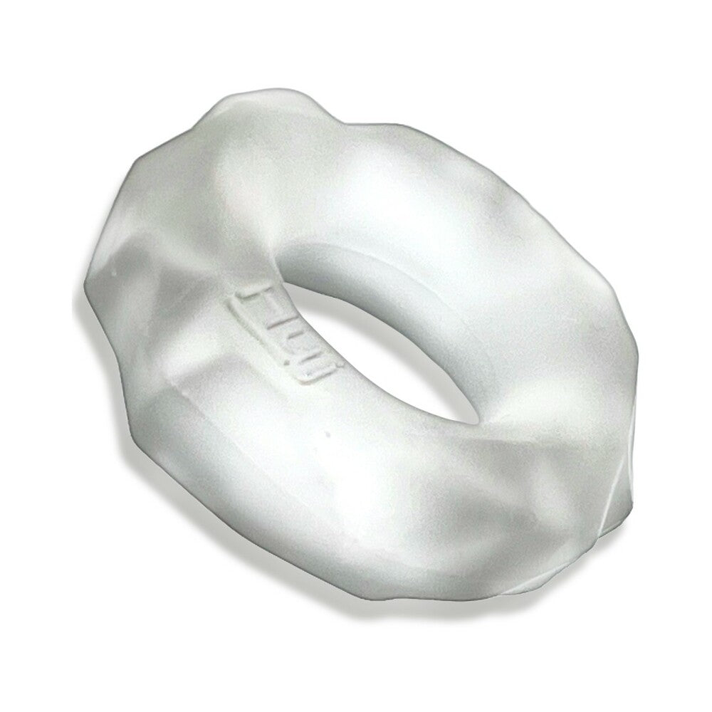 Hunky Junk Fractal Cockring - Clear Ice