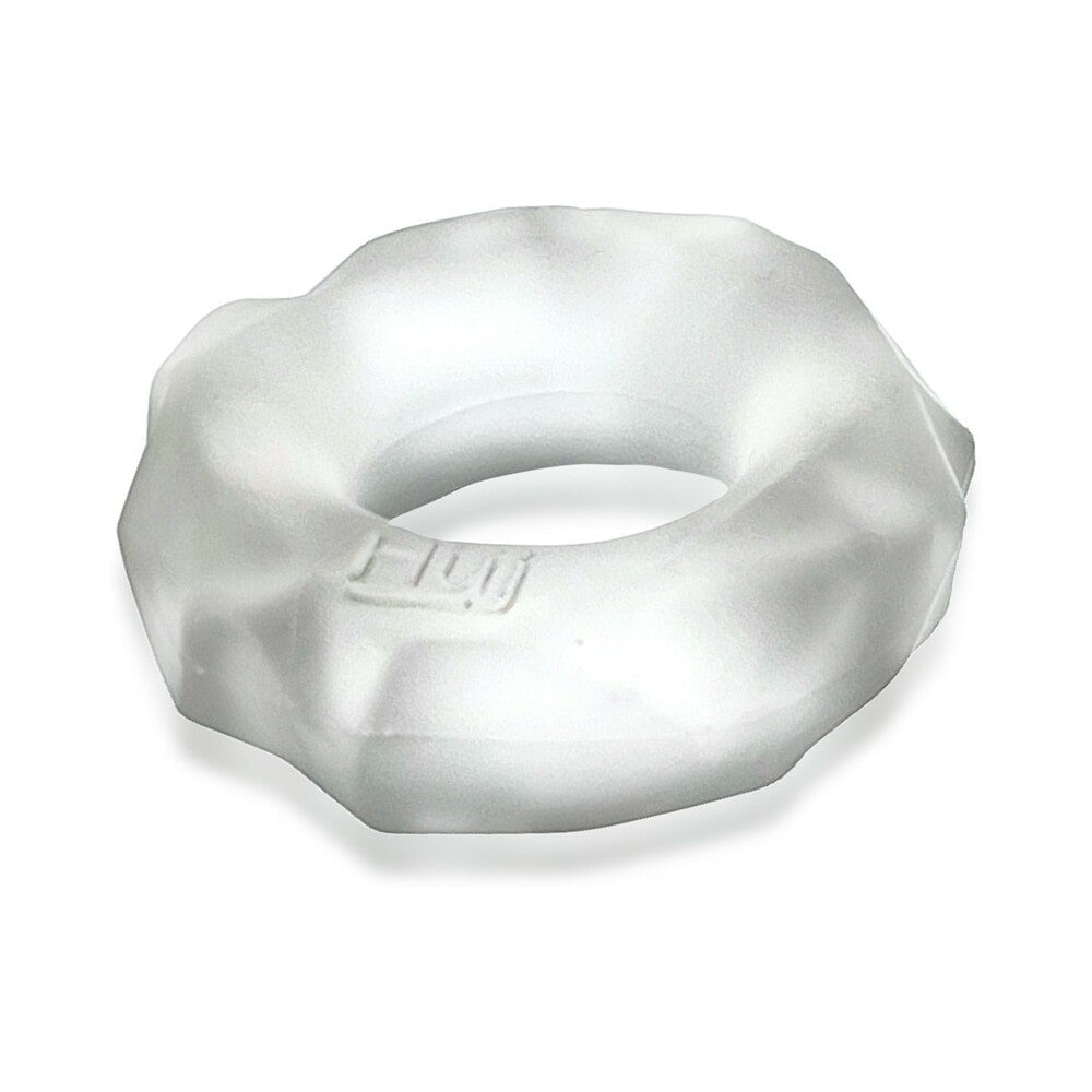 Hunky Junk Fractal Cockring - Clear Ice