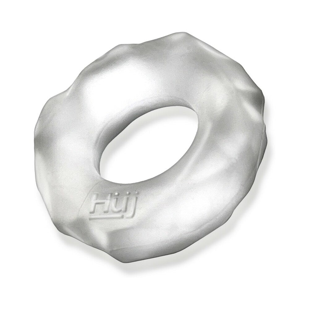 Hunky Junk Fractal Cockring - Clear Ice