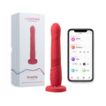 Lovense Gravity Thrusting Dildo - Red