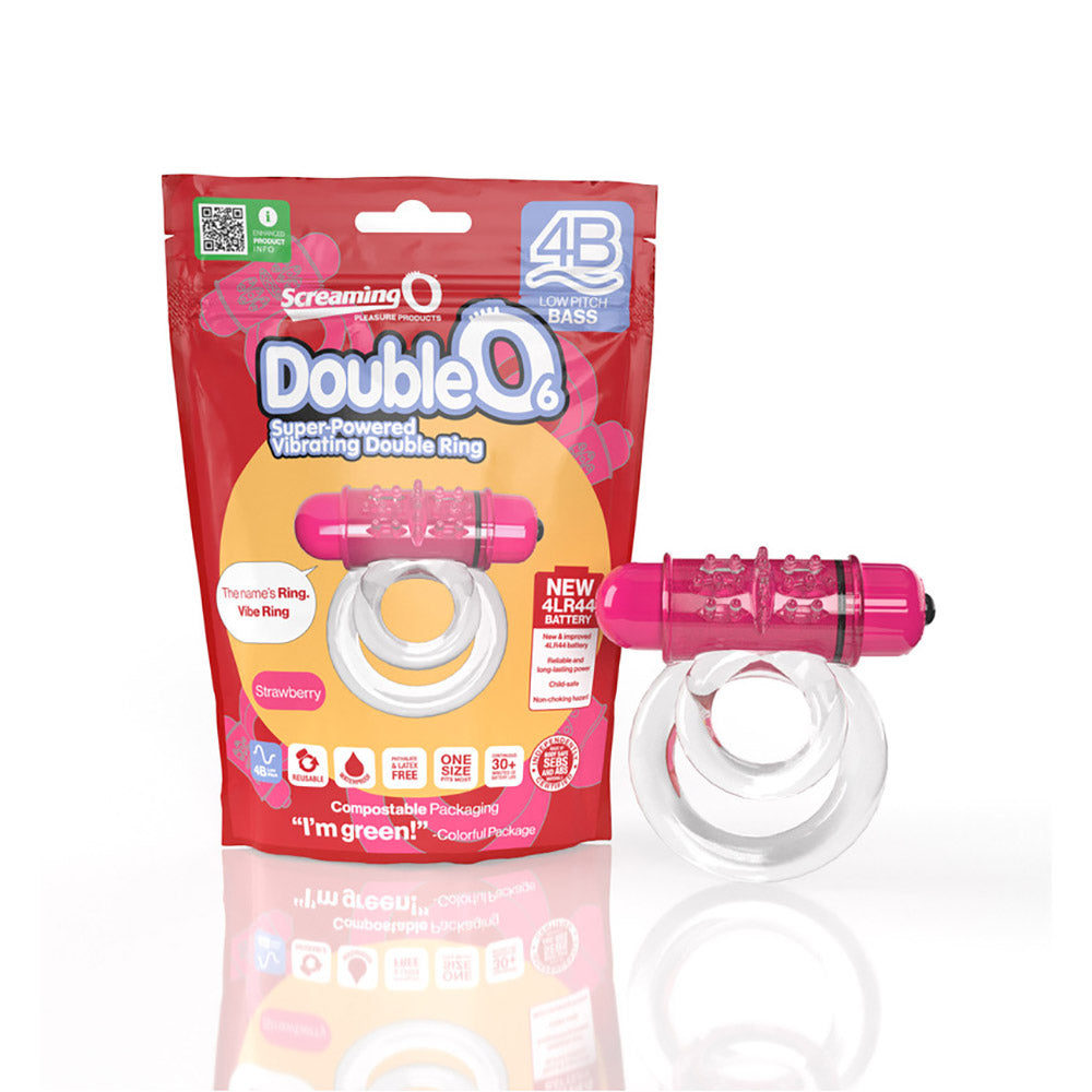 Screaming O 4B DoubleO 6-Strawberry
