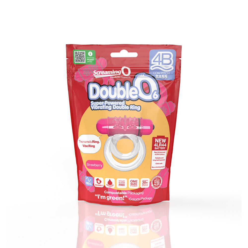 Screaming O 4B DoubleO 6-Strawberry