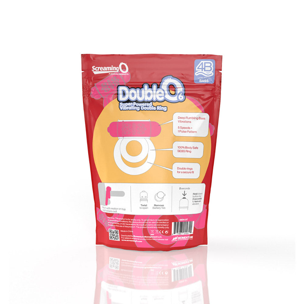 Screaming O 4B DoubleO 6-Strawberry