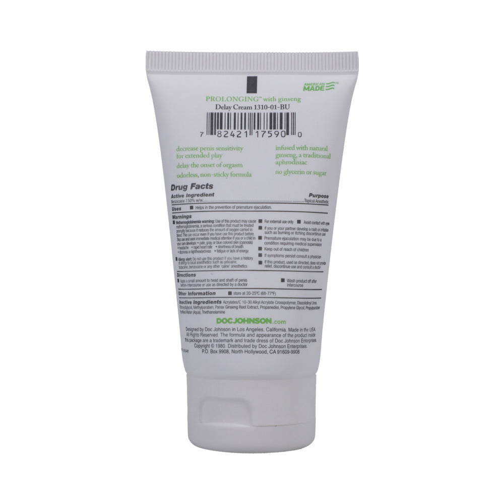 Proloonging Delay Cream 2oz