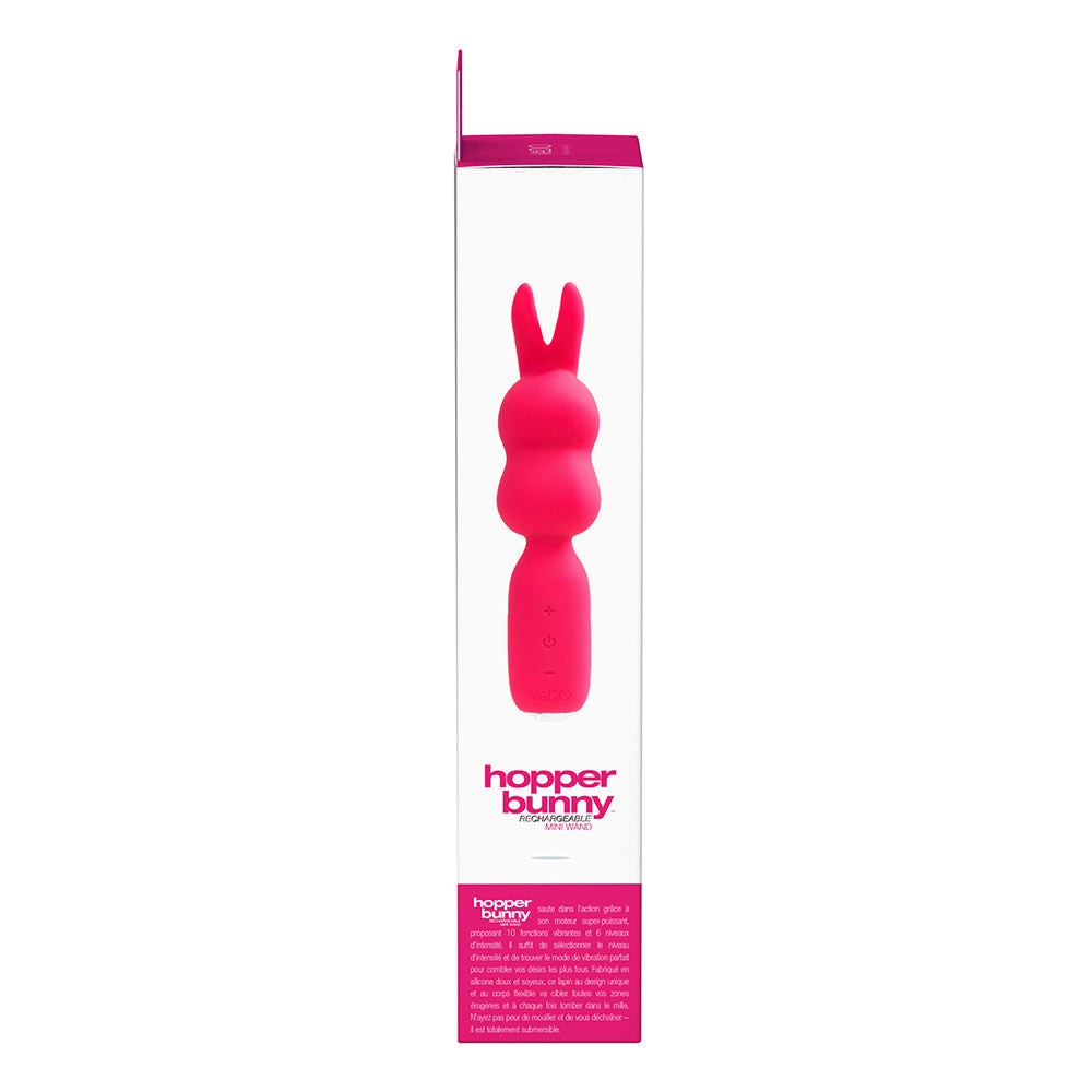 VeDO Hopper Bunny Rechargeable Mini Wand - Pink