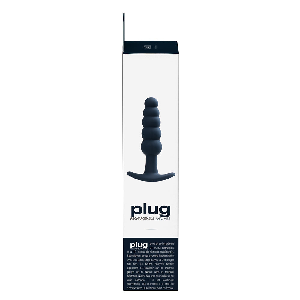 VeDO Plug Rechargeable Anal Plug - Black