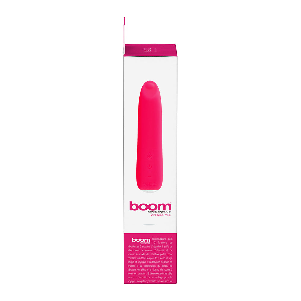 VeDO Boom Rechargeable Ultra Powerful Vibe - Pink