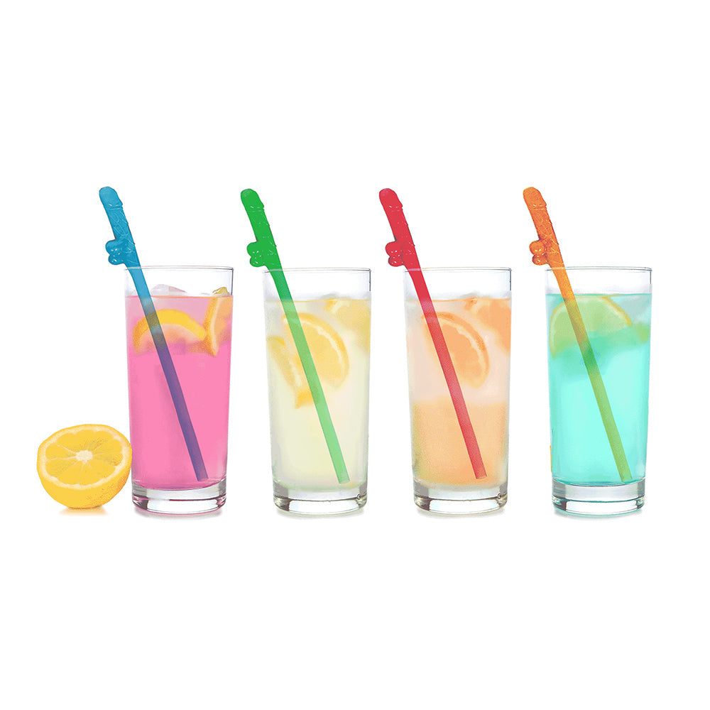 Super Fun Penis Straws Multicolor