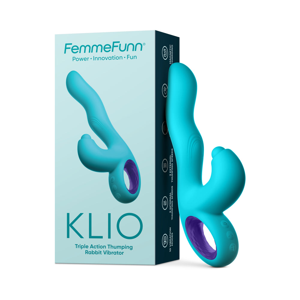 Femme Funn Klio Triple Action Rabbit - Turquoise